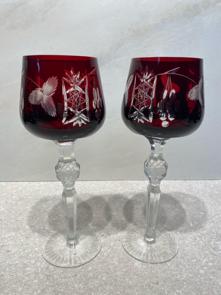 Pair of Bohemian Glasses