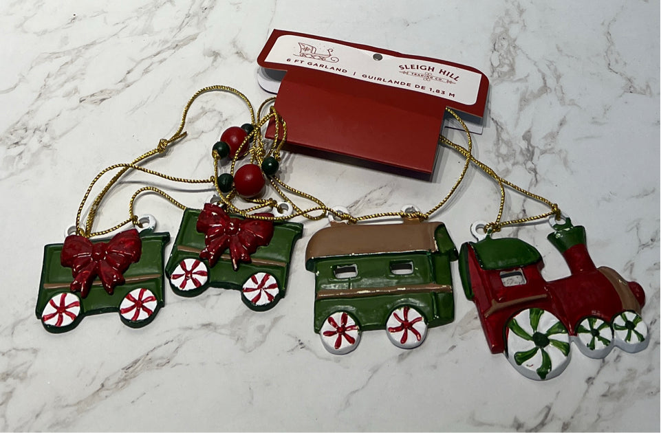 Metal Train Garland