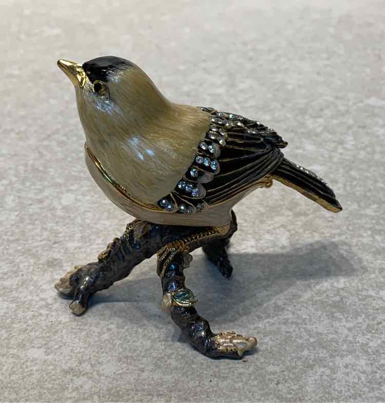 Gold Finch Trinket Box