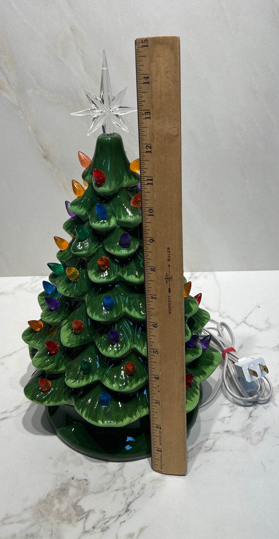 Lighted Ceramic Tree