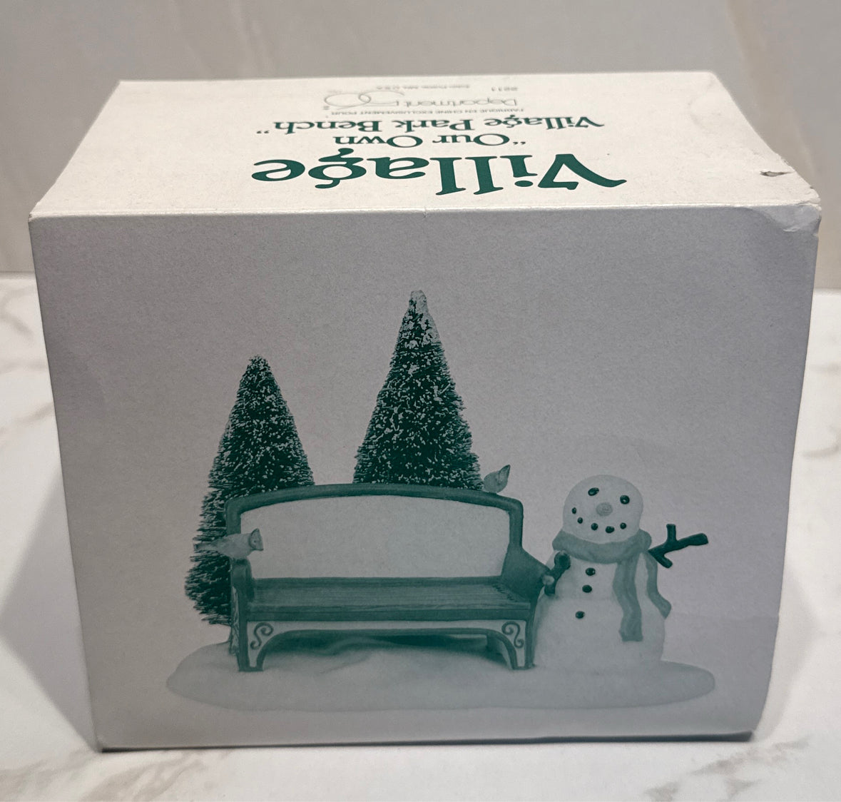 Dept. 56 Our Own Village Park Bench