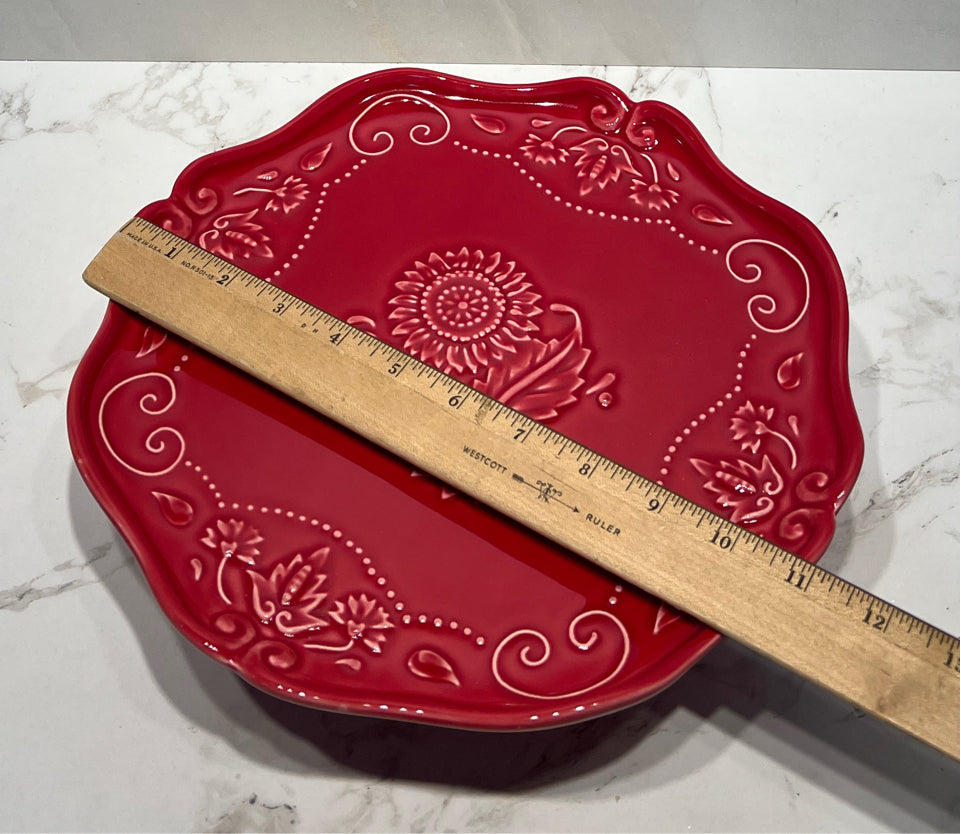 Vera Bradley Cake Plate