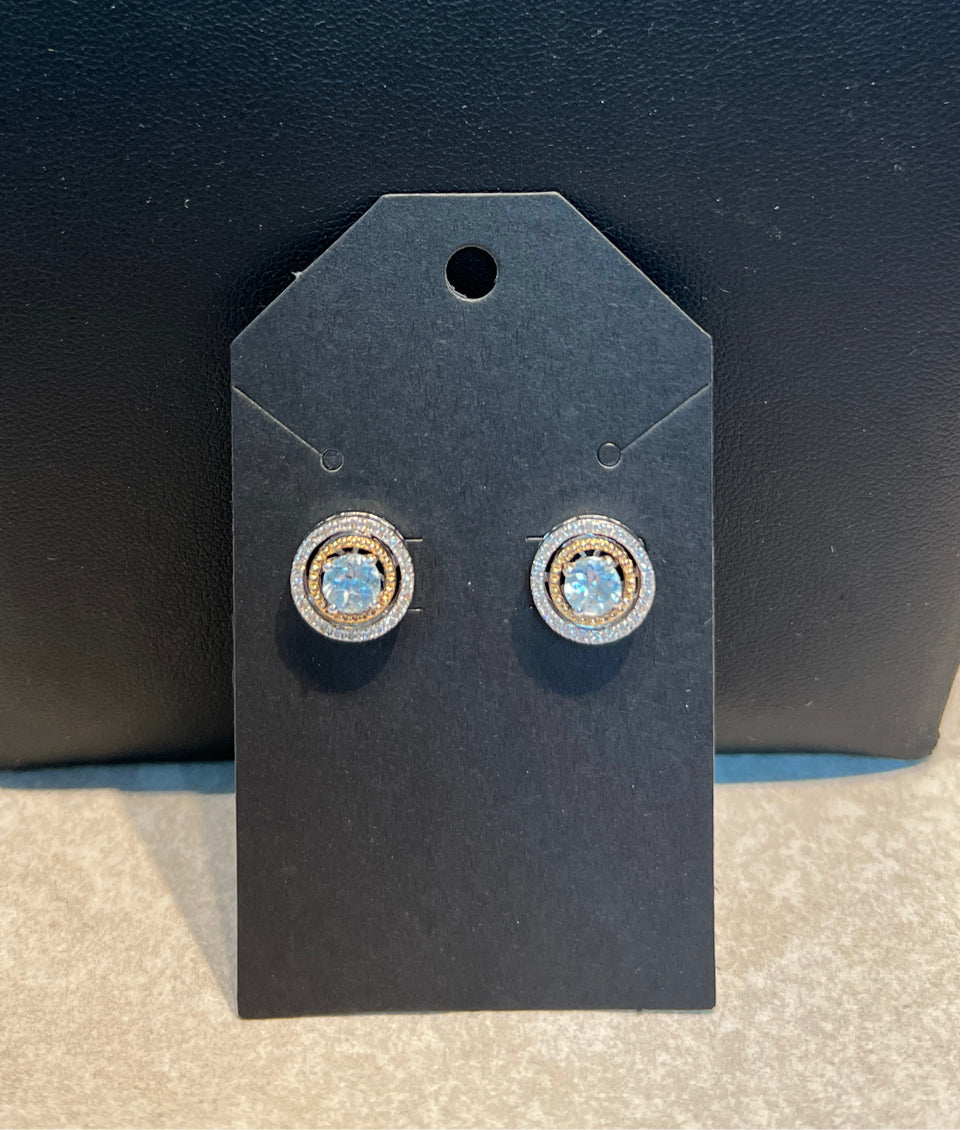 Sterling And 14K Earrings