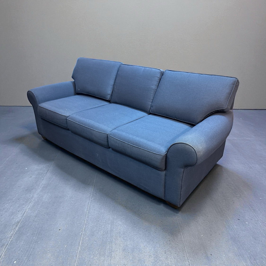 Klaussner Furniture Blue Sofa