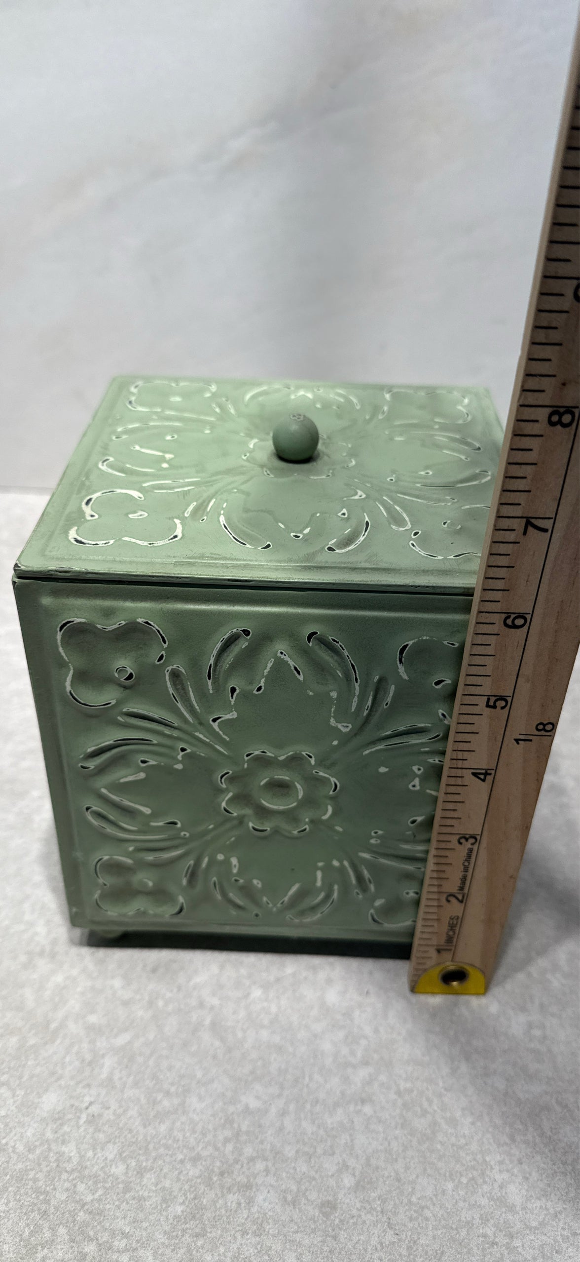 Covered Green Box