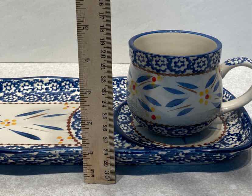 Tempations Soup and Sandwich Plate