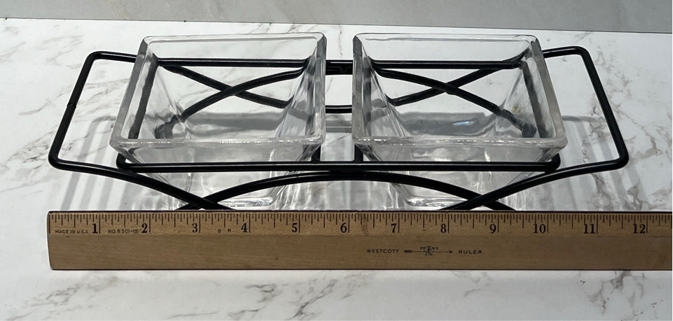 Glass Bowls on Stand