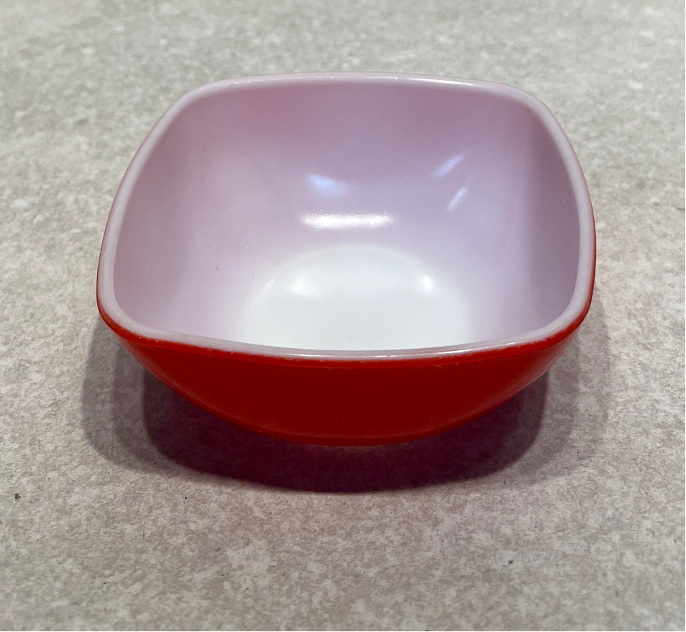 Red Pyrex Bowl
