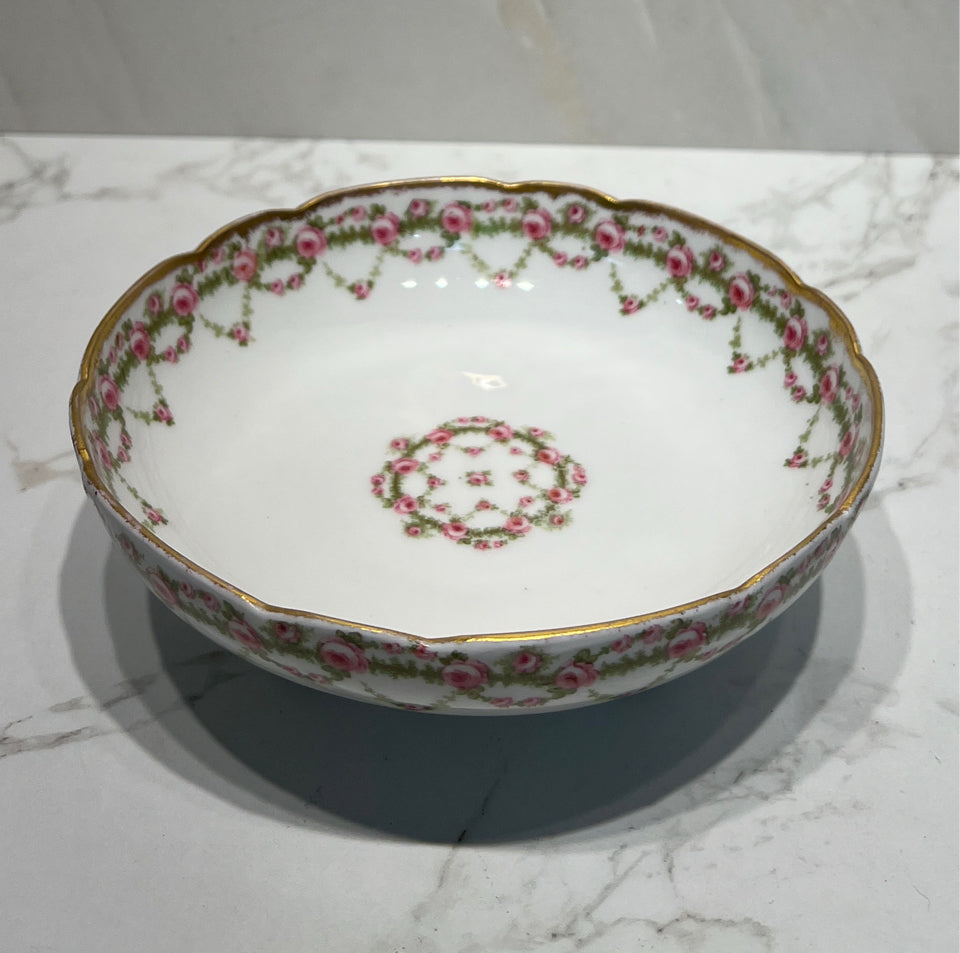 Limoges Footed Bowl