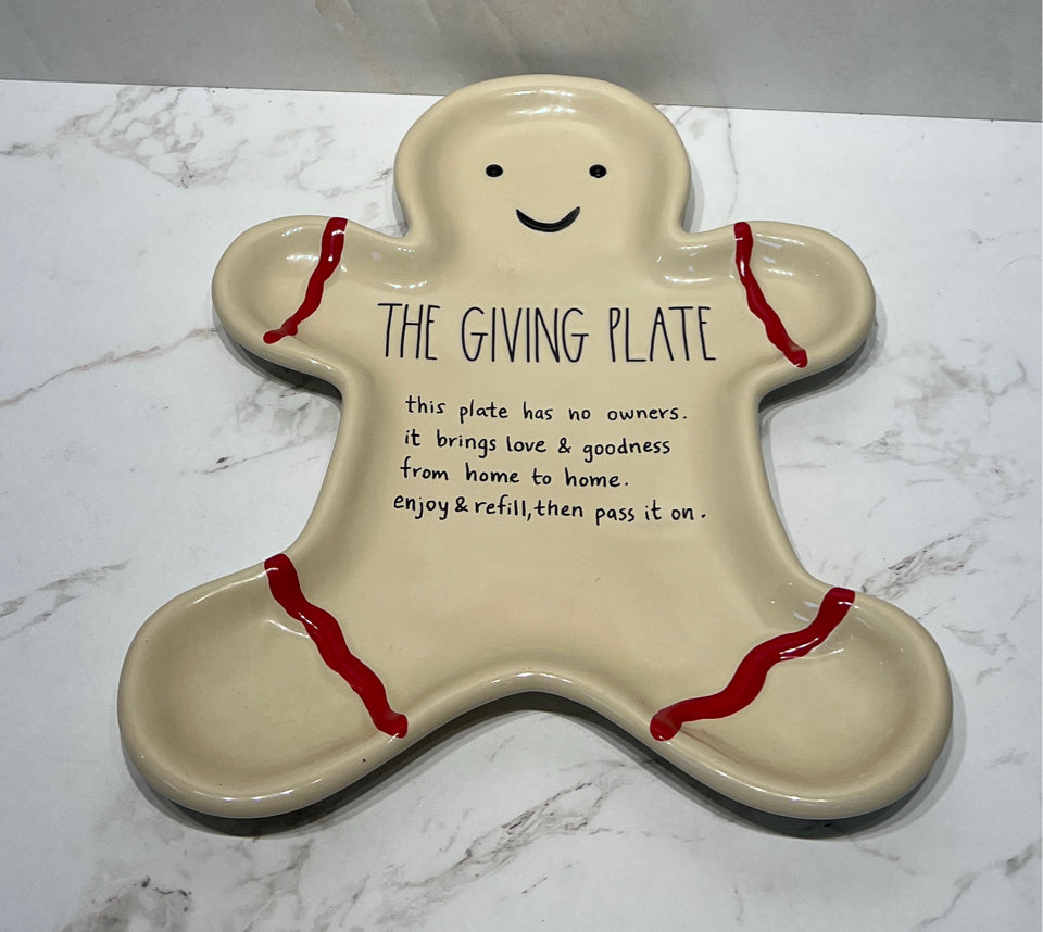 Rae Dunn Giving Plate