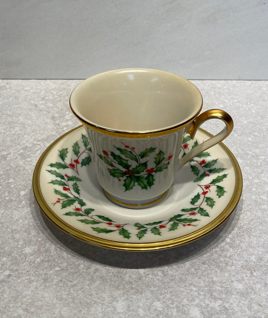Lenox Holiday Cup and Saucer