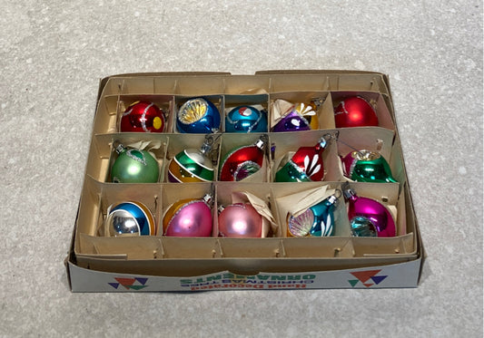 Lot of 15 Vintage Ornaments