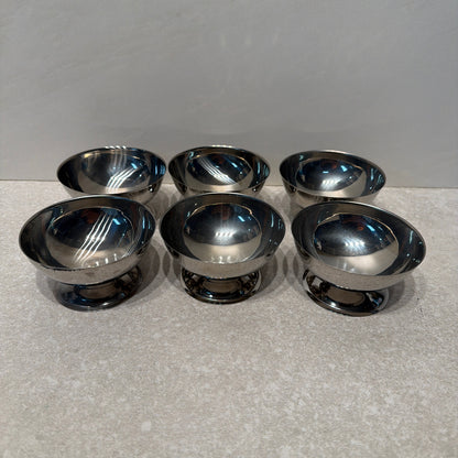 Set of 6 Stainless Cups