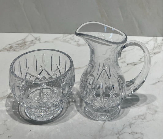 Waterford Sugar and Creamer