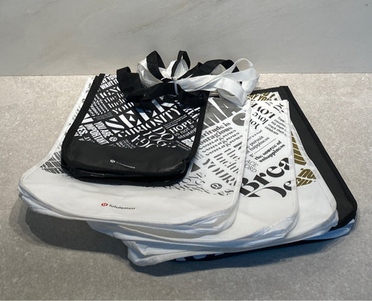 Lot of Lululemon Reusable Bags