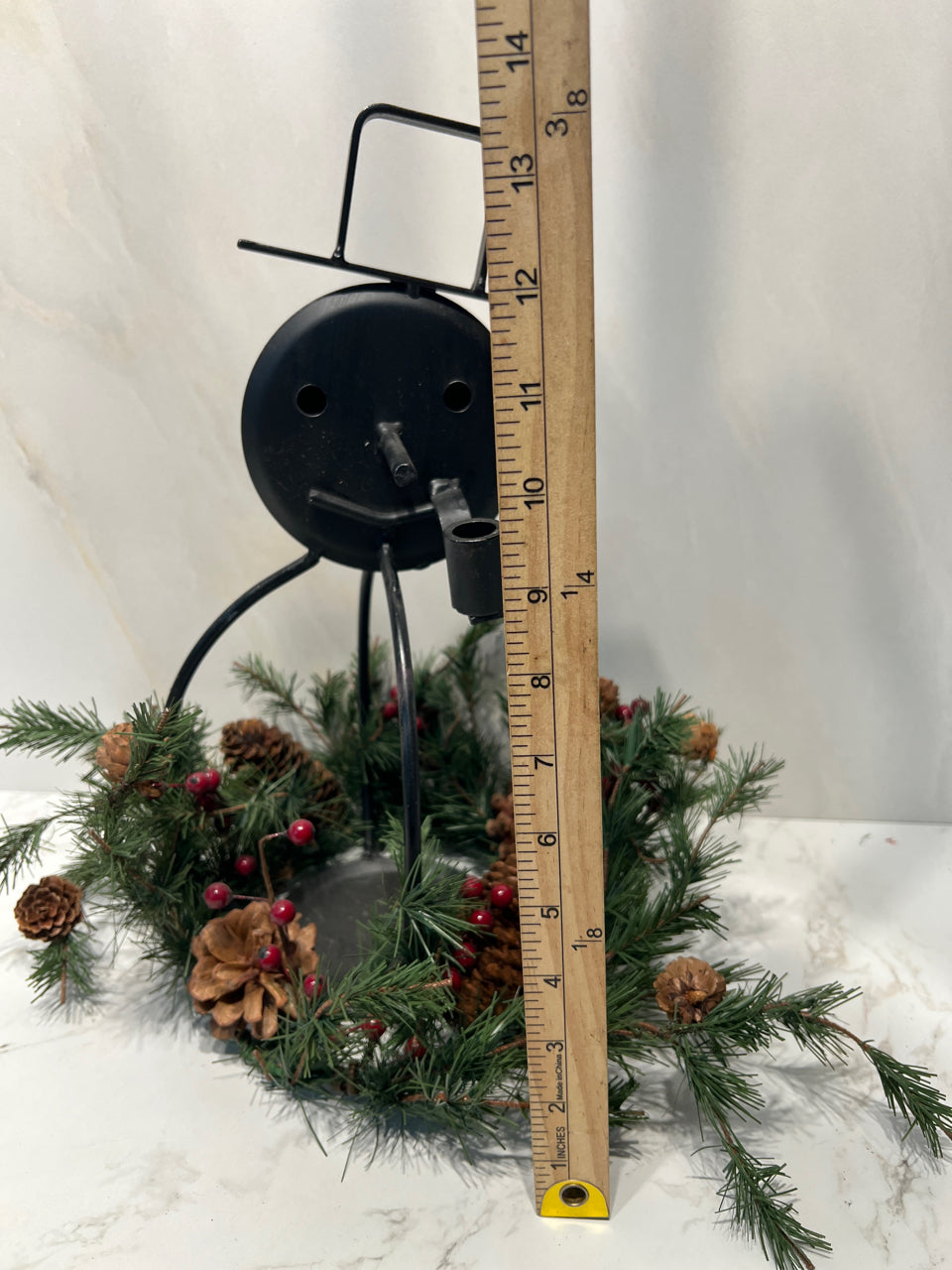 Snowman Candleholder