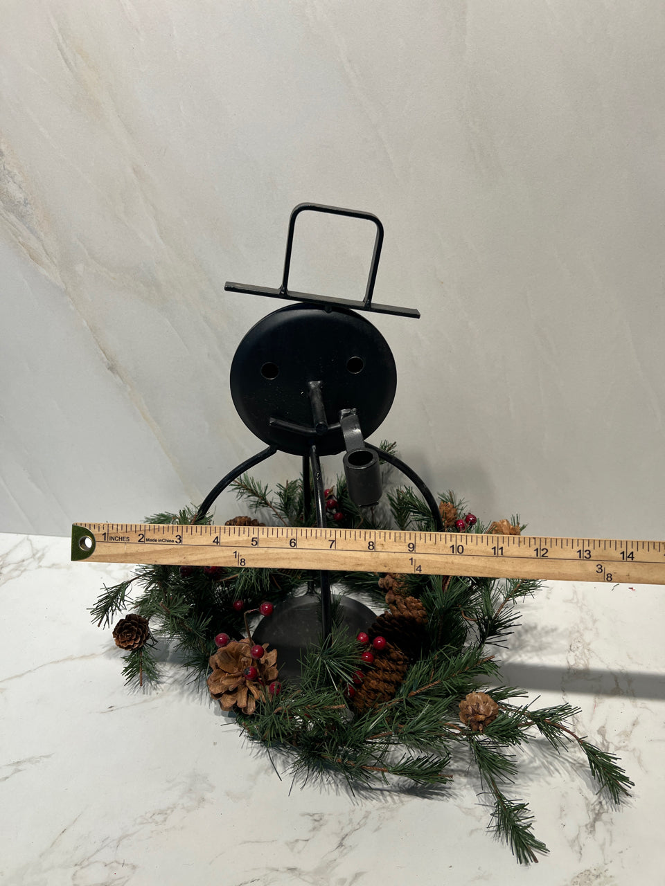 Snowman Candleholder
