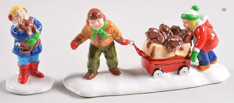 Dept. 56 Christmas Puppies