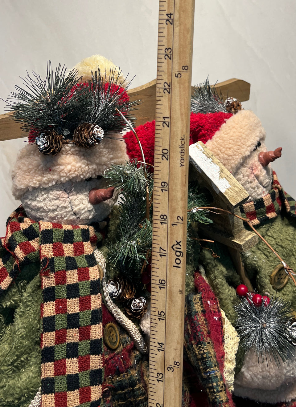 Bench with 2 Snowman