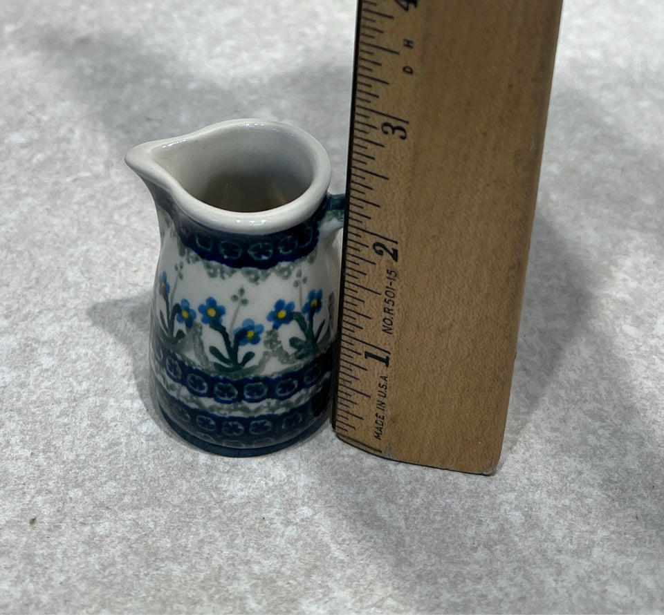 Polish Pottery Mini Pitcher