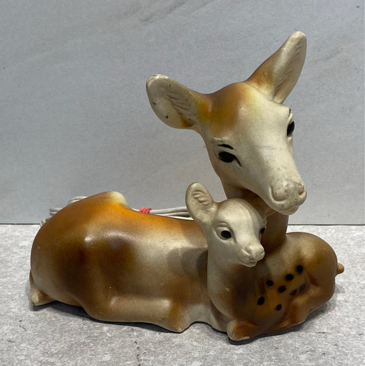 Vintage Lighted Deer - works
