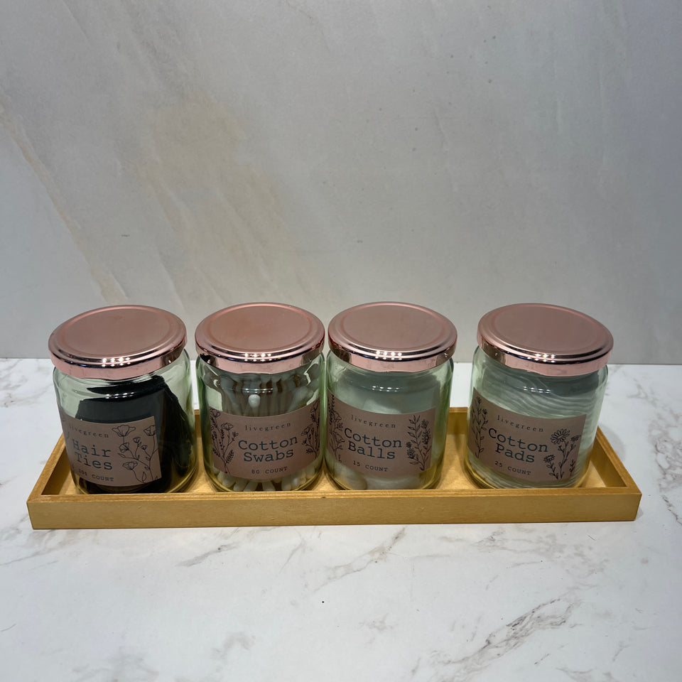 Jars on Tray