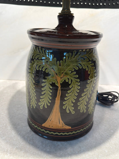 Punched Tin Lamp