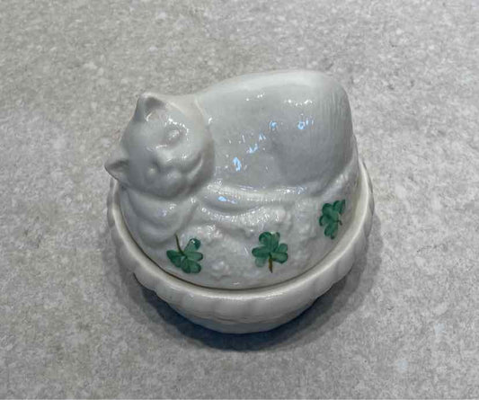 Belleek Covered Dish
