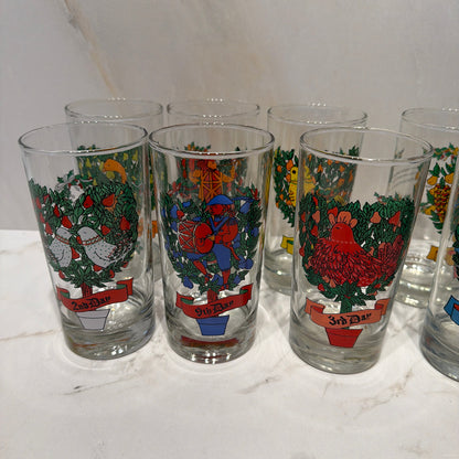 12 Days of Christmas Glasses