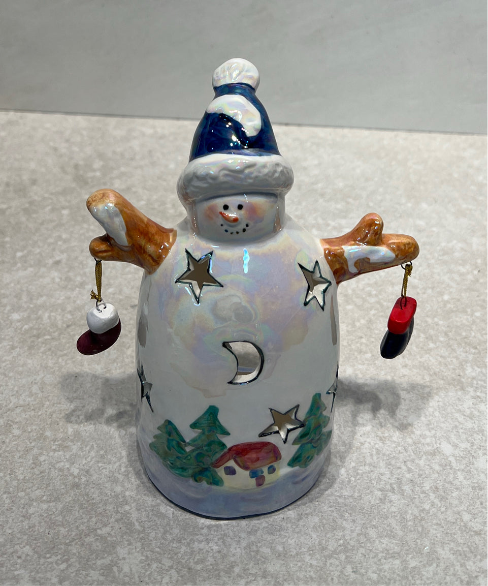 Snowman Candleholder