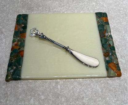 Cheese Dish with Spreader
