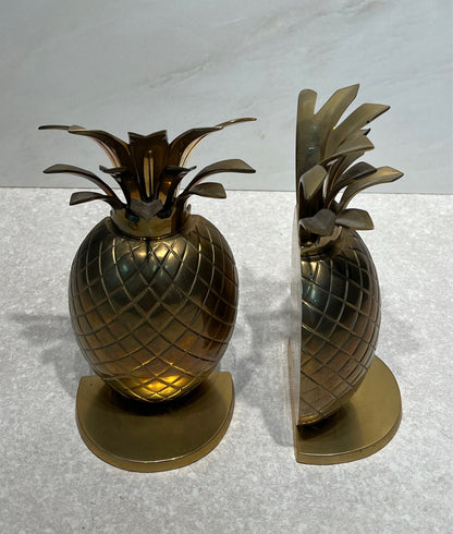 Set of 2 Brass Bookends
