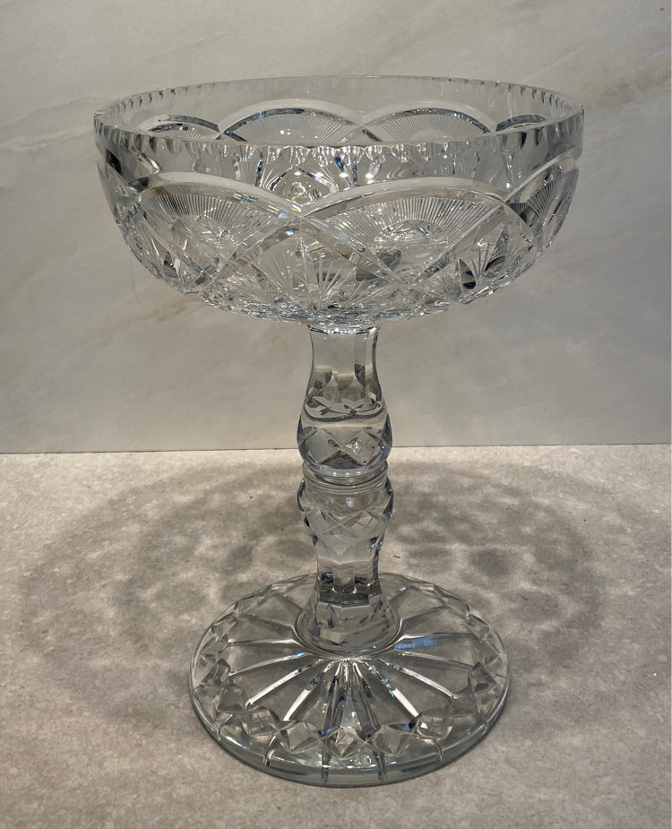 Crystal Large Pedestal Dish