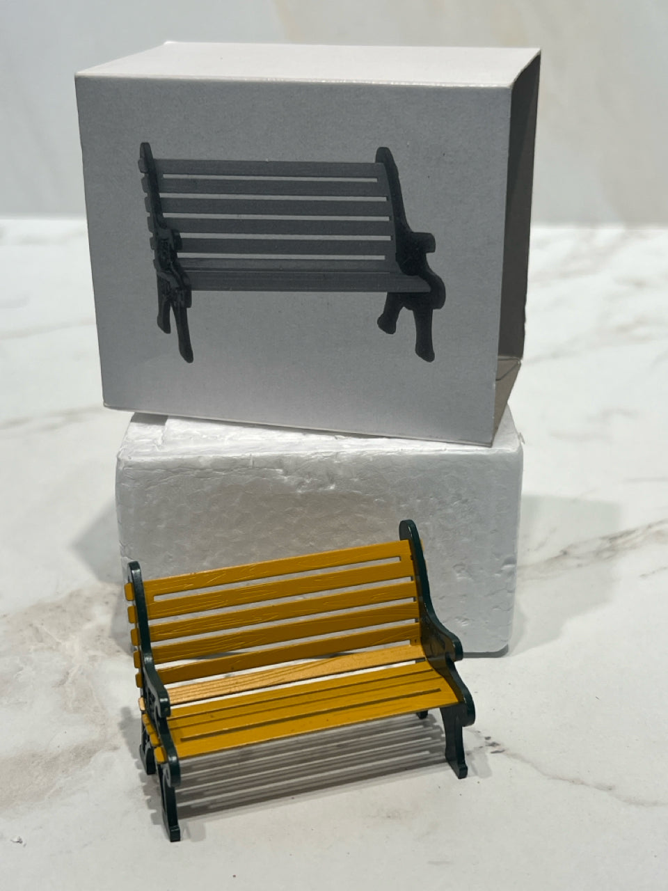 Dept. 56 Wrought Iron Park Bench