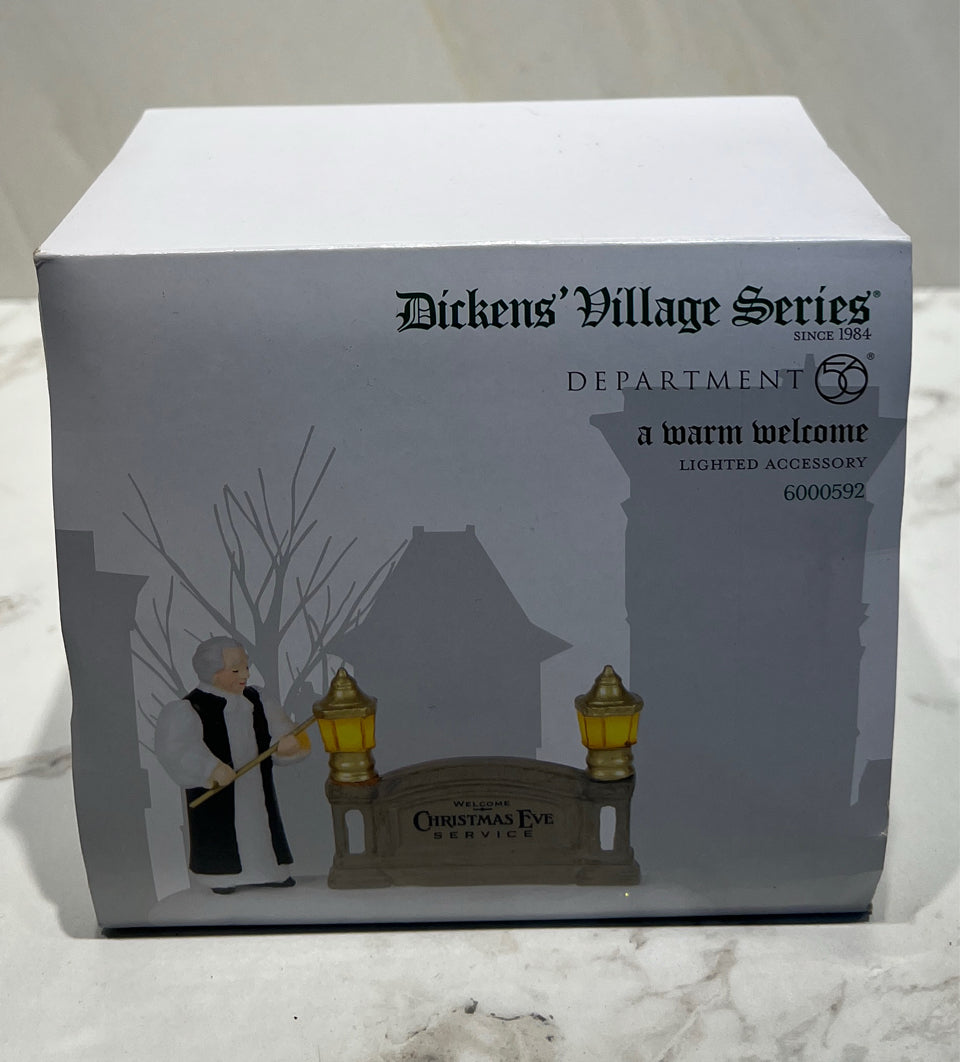 Dept. 56 A Warm Welcome