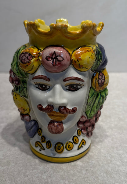 Moor's Head Caltagirone Vase