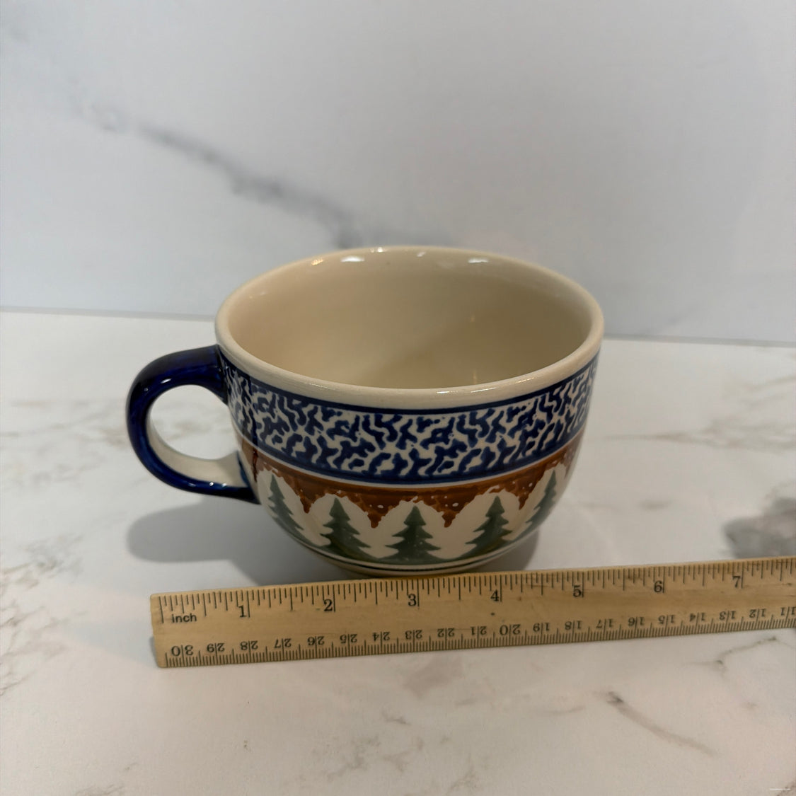 Polish Pottery  Soup Mug