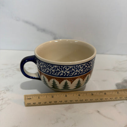 Polish Pottery  Soup Mug