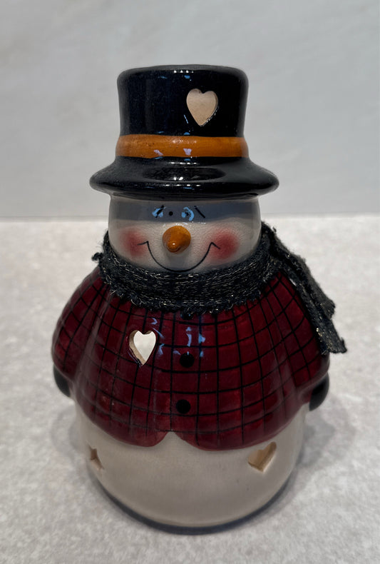 SNowman Candleholder