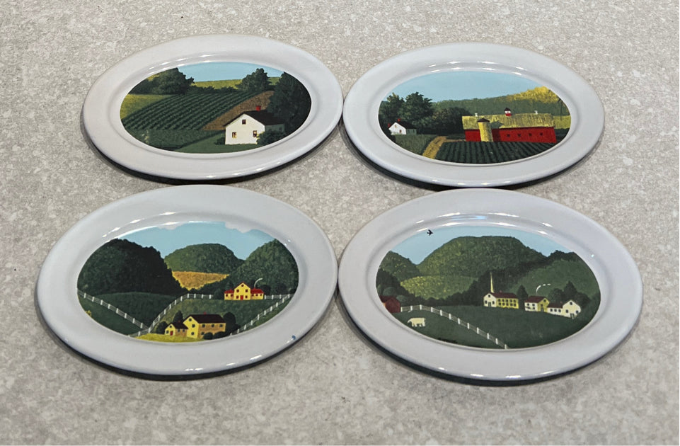 Set of 4 Plates