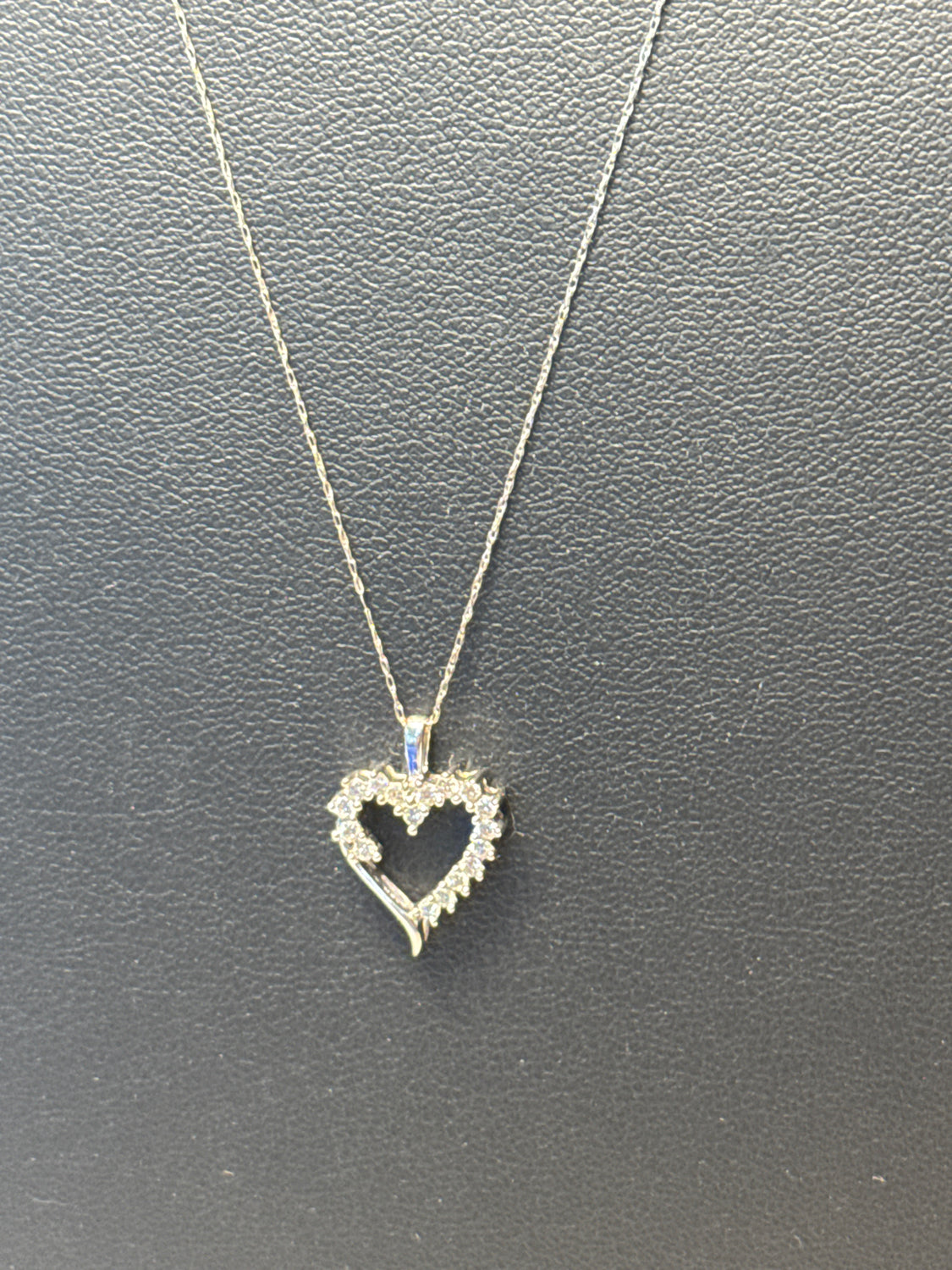 10K Gold Necklace And 10k Diamond Pendant