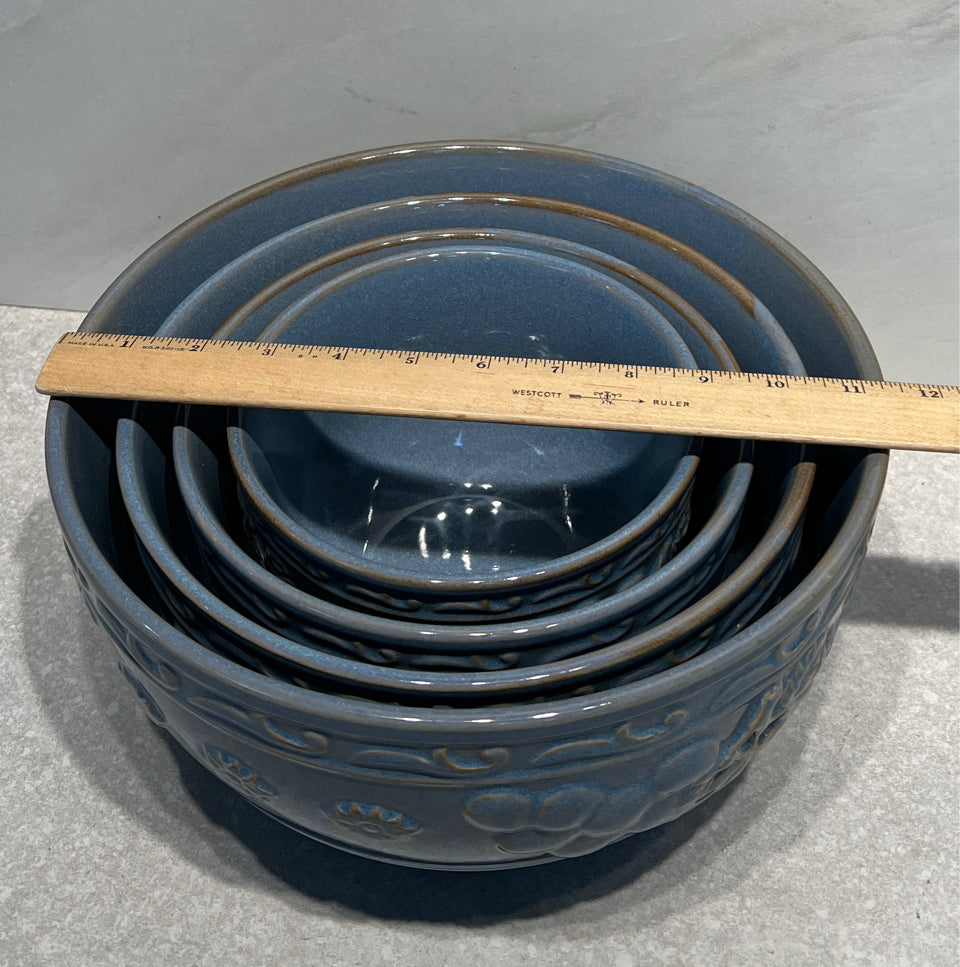 Set of Blue Bowls