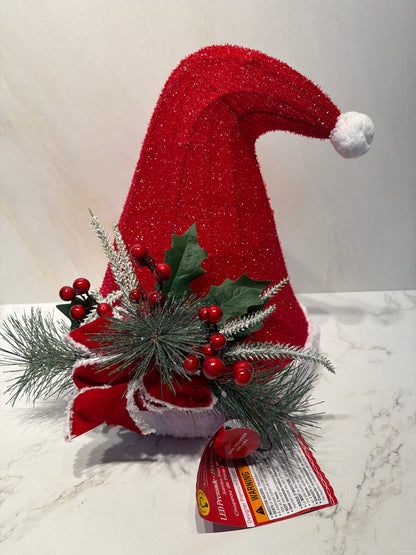 Christmas Light Up Santas Hat