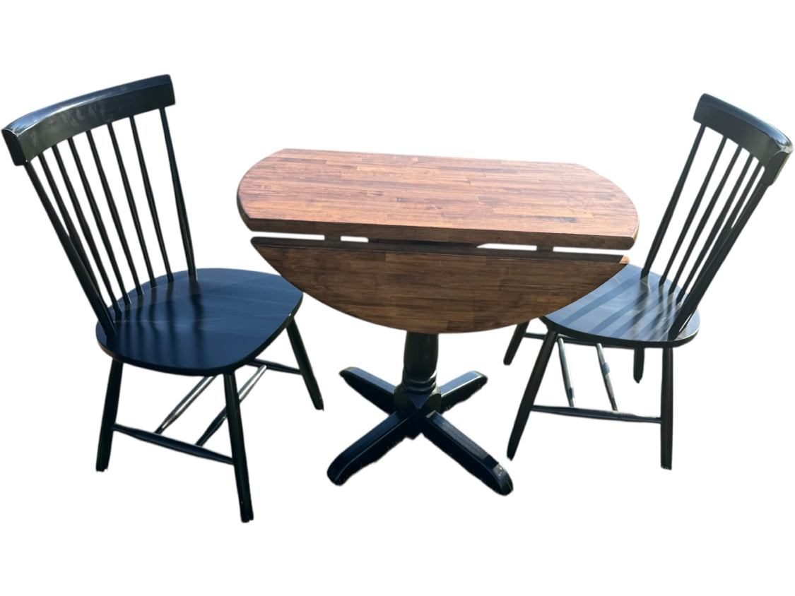 Drop Leaf Table And 2 Chairs