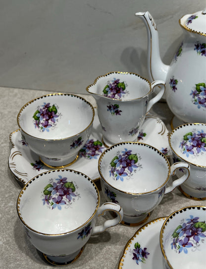 Sweet Violets Tea Set