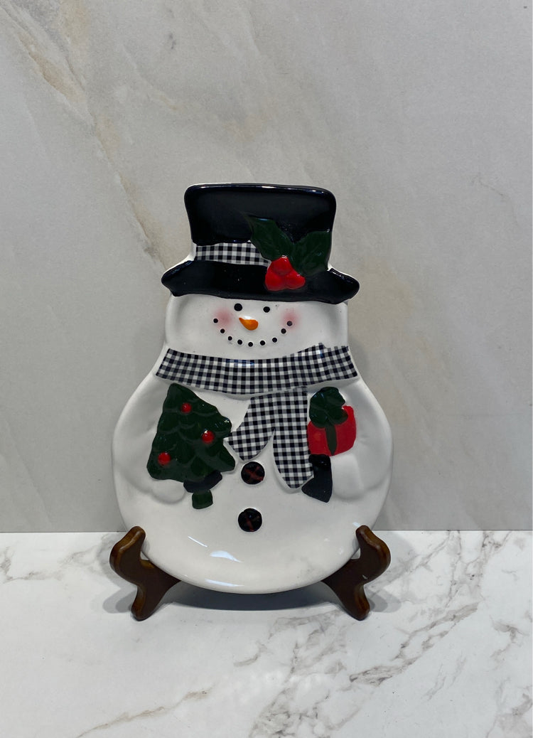 Snowman Dish