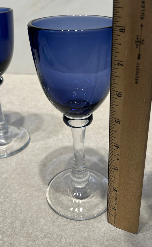 Set of 4 Crate and Barrel Wine Glasses