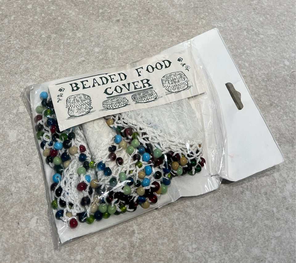 Set of 3 Beaded Food Cover