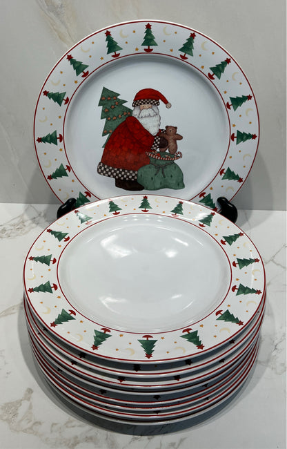 Sakura Serving Plate with 8 Plates