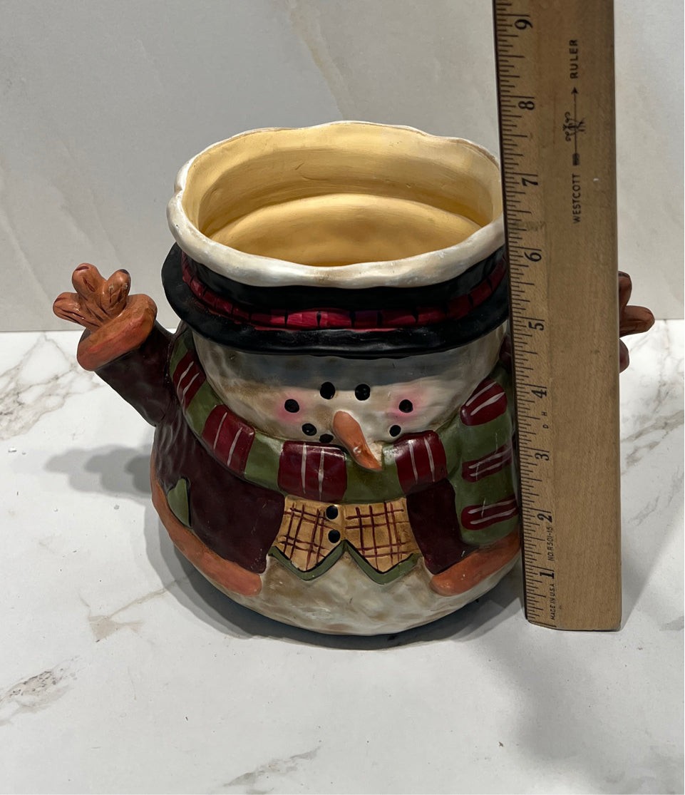 Snowman Planter